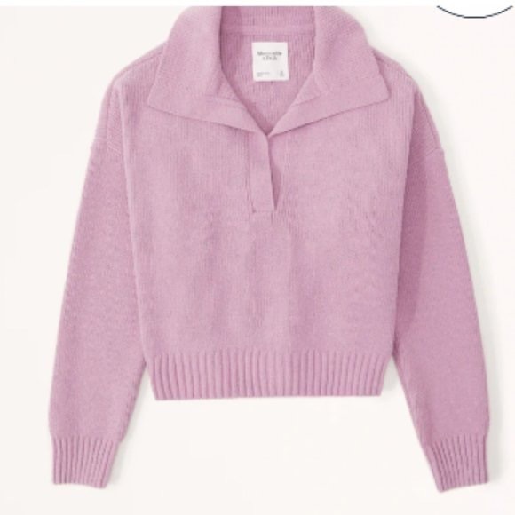 Abercrombie and Fitch Mauve Soft Pink Sweater x-small - Picture 4 of 4